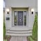 Z-Lite Laurent Outdoor Wall, 1-Light, 12 In.W x 13 In.L x 22.5 In.H, Black/Opal 597B-BK - alternate 5